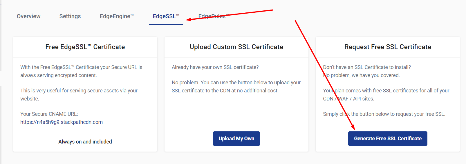 Generate Free SSL Certificate 