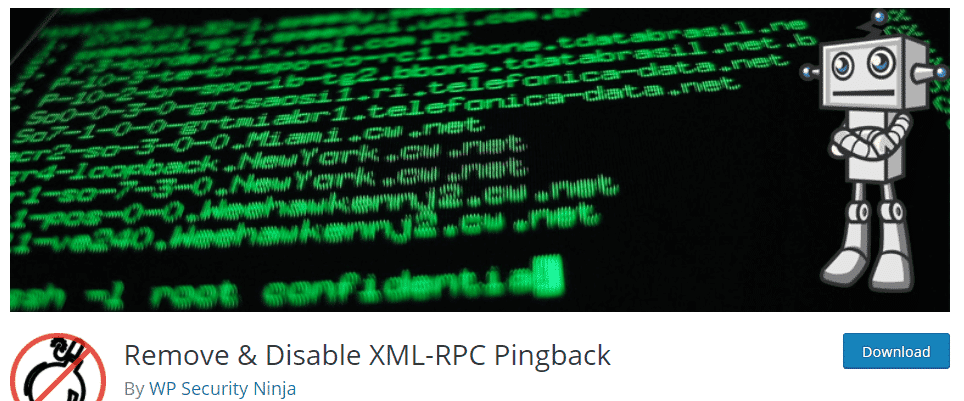 Disable XML RPC