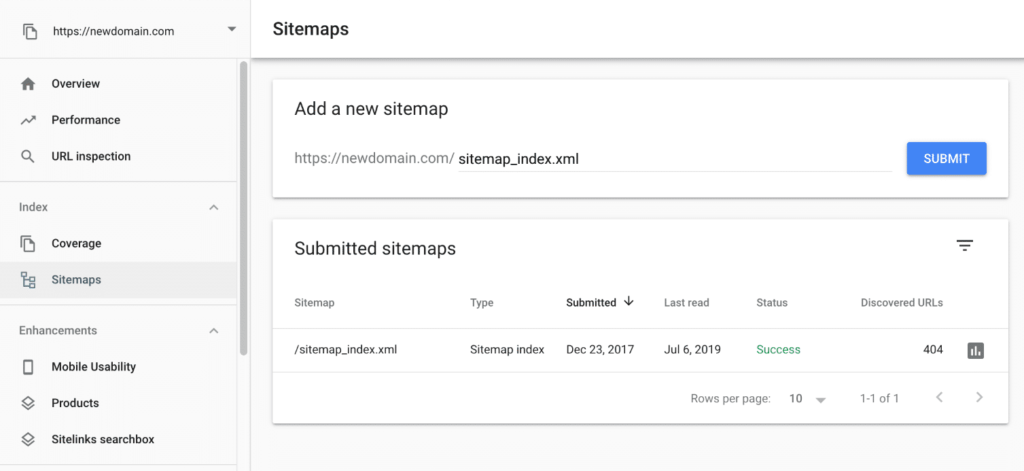 Submit Sitemap File Google Search Console